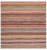 Safavieh Striped Kilim 7'-0" x 7'-0" Rug in Beige