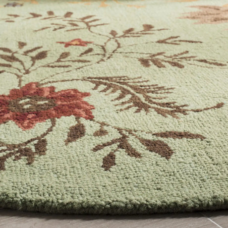 Safavieh Blossom 6'-0" x 6'-0" Rug in Light Green / Multi