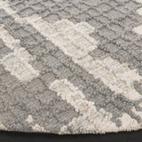 Safavieh Abstract 6'-0" x 6'-0" Rug in Ivory / Dark Grey