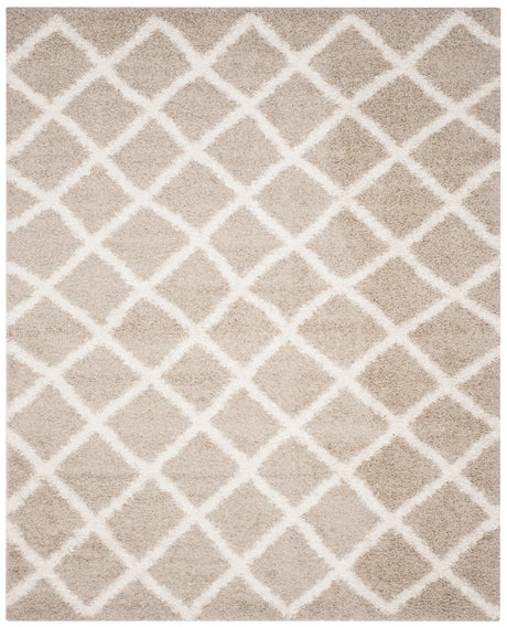 Safavieh Sgd-Dallas Shag 10'-0" x 14'-0" Rug in Beige / Ivory