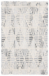 Safavieh Ebony 3'-0" x 5'-0" Rug in Grey / Ivory