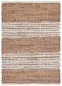 Safavieh Vintage Leather 2'-0" x 3'-0" Rug in Light Brown / Ivory