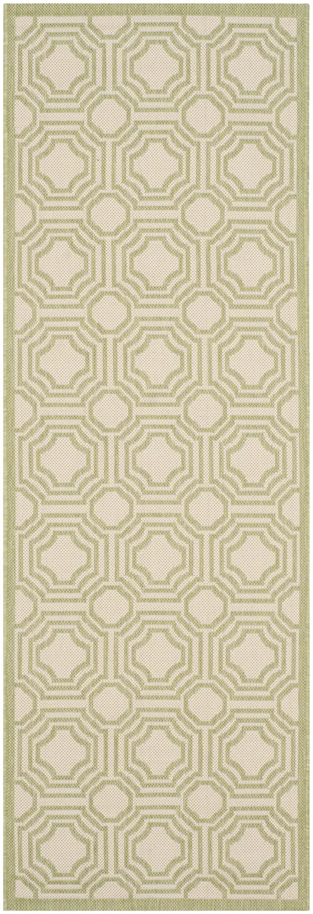 Safavieh Courtyard 2'-3" x 6'-7" Rug in Beige / Sweet Pea