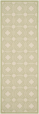 Safavieh Courtyard 2'-3" x 6'-7" Rug in Beige / Sweet Pea