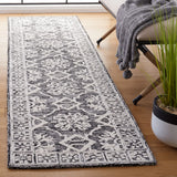 Safavieh Metro 2'-3" x 9'-0" Rug in Black / Ivory
