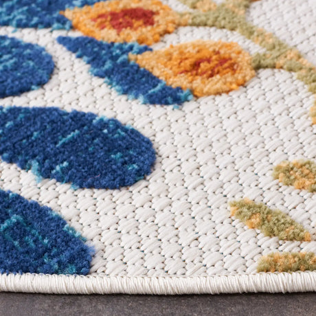 Safavieh Cabana 10'-0" x 10'-0" Rug in Creme / Red