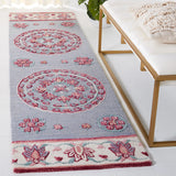 Safavieh Bellagio 2'-3" x 8'-0" Rug in Dark Grey / Ivory
