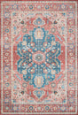 Loloi Skye Sky-05 Brick/Ocean Rugs - main flat