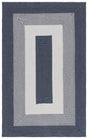 Safavieh Braided 800 4'-0" x 6'-0" Rug in Grey / Blue
