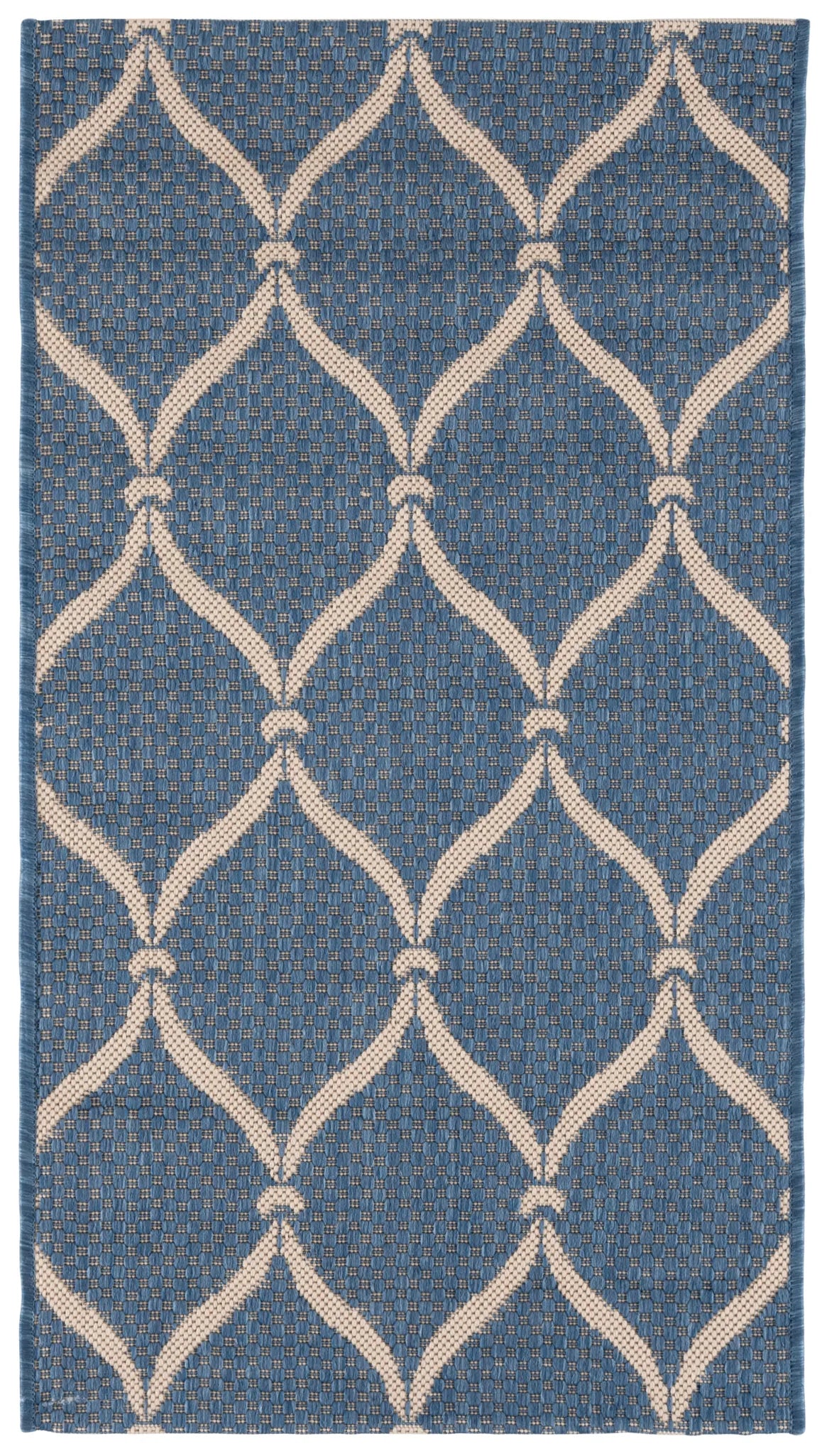 Safavieh Courtyard 2'-0" x 3'-7" Rug in Blue / Beige
