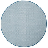 Safavieh Montauk 6'-0" x 6'-0" Rug in Ivory / Light Blue