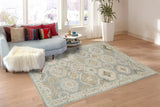 Dynamic Rugs Annalise 7607 Blue/Beige/Cream Rug - Room