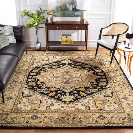 Safavieh Heritage 10'-0" x 14'-0" Rug in Black / Gold