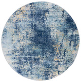 Safavieh Jasper 100 6'-7" x 6'-7" Rug in Navy / Ivory