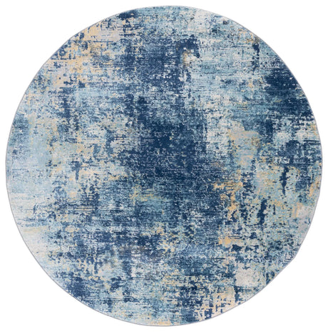Safavieh Jasper 100 6'-7" x 6'-7" Rug in Navy / Ivory