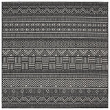 Safavieh Beach House 6'-7" x 6'-7" Rug in Charcoal / Grey