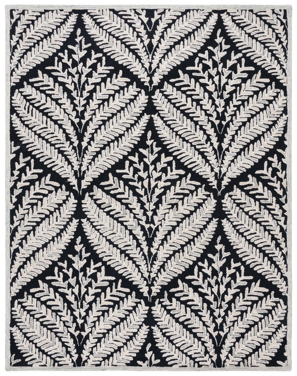 Safavieh Capri 10'-0" x 14'-0" Rug in Black / Ivory