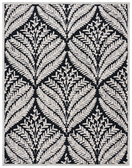 Safavieh Capri 10'-0" x 14'-0" Rug in Black / Ivory