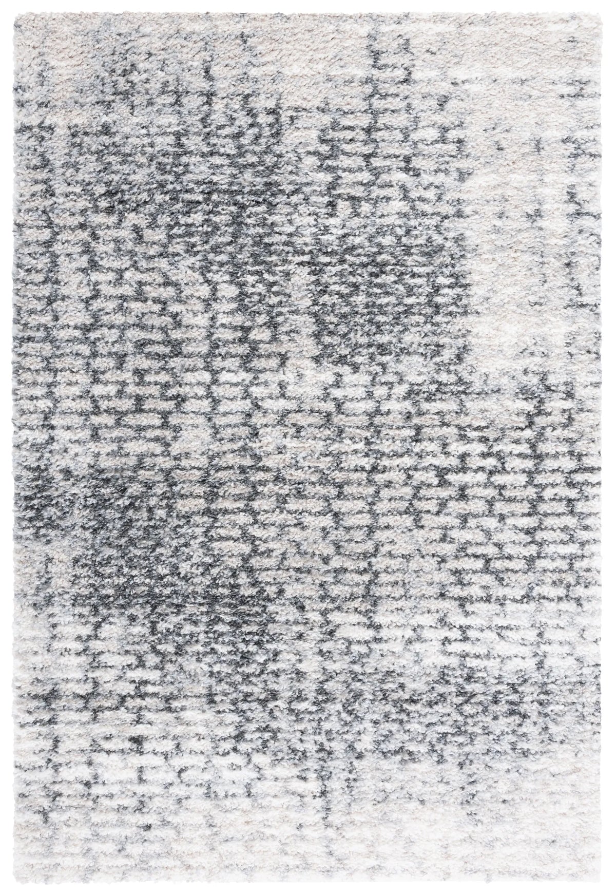 Safavieh Berber Shag 4'-5" x 6'-5" Rug in Charcoal / Grey