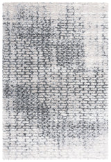 Safavieh Berber Shag 4'-5" x 6'-5" Rug in Charcoal / Grey