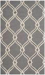 Safavieh Manchester 3'-0" x 5'-0" Rug in Dark Grey / Ivory
