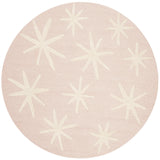 Safavieh Safavieh Kids 5'-0" x 5'-0" Rug in Pink / Ivory