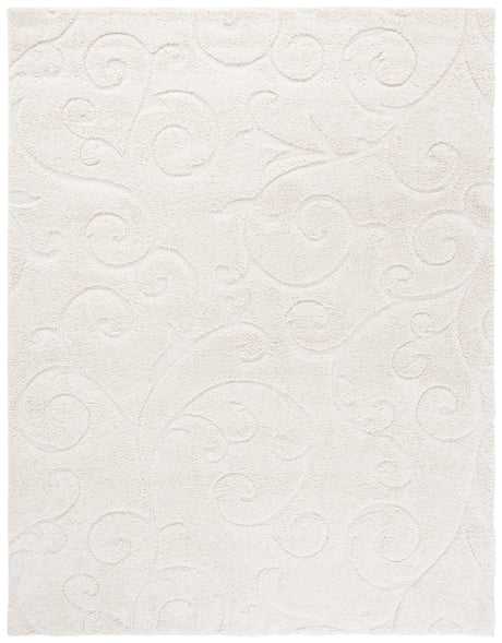 Safavieh Florida Shag 9'-6" x 13'-0" Rug in Creme / Creme