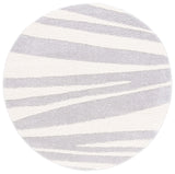 Safavieh Norway 6'-7" x 6'-7" Rug in Grey / Ivory