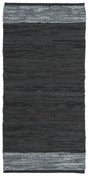 Safavieh Vintage Leather 2'-0" x 3'-0" Rug in Black / Grey
