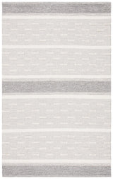 Safavieh Striped Kilim 4'-0" x 6'-0" Rug in Ivory / Grey