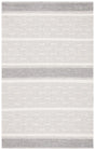 Safavieh Striped Kilim 4'-0" x 6'-0" Rug in Ivory / Grey