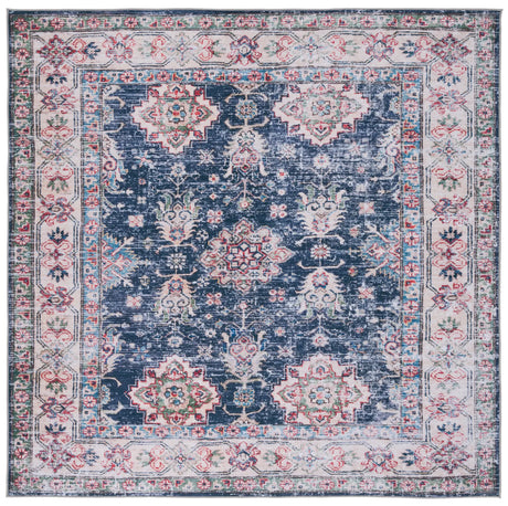 Safavieh Tucson 6'-0" x 6'-0" Rug in Navy / Beige