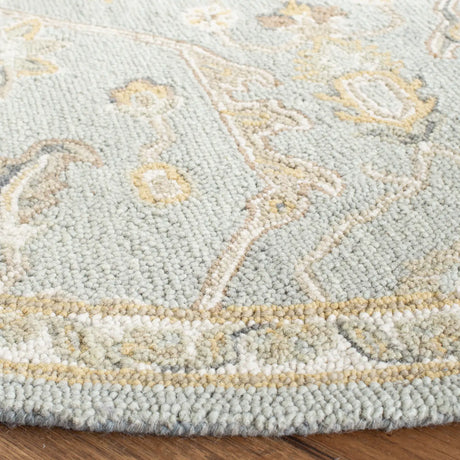 Safavieh Blossom 6'-0" x 6'-0" Rug in Slate / Beige