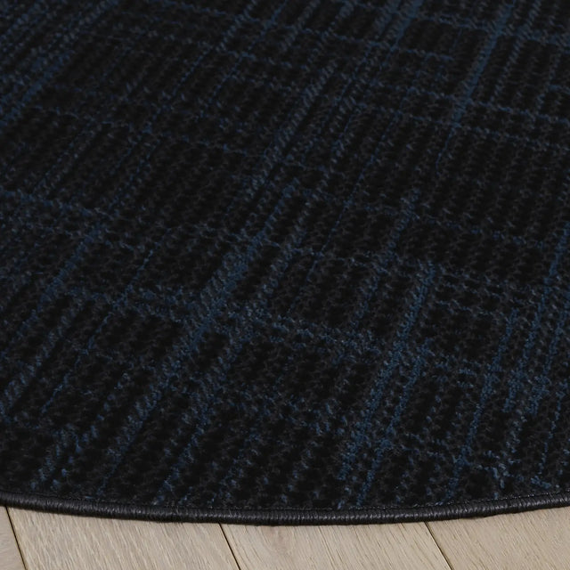 Safavieh Mila 6'-7" x 6'-7" Rug in Dark Blue / Black