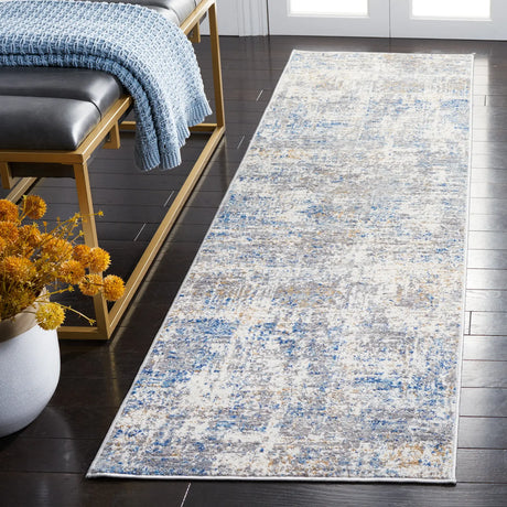 Safavieh Shivan 100 2'-2" x 8'-0" Rug in Ivory / Blue