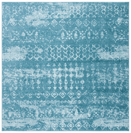 Safavieh Tulum 6'-7" x 6'-7" Rug in Turquoise / Blue