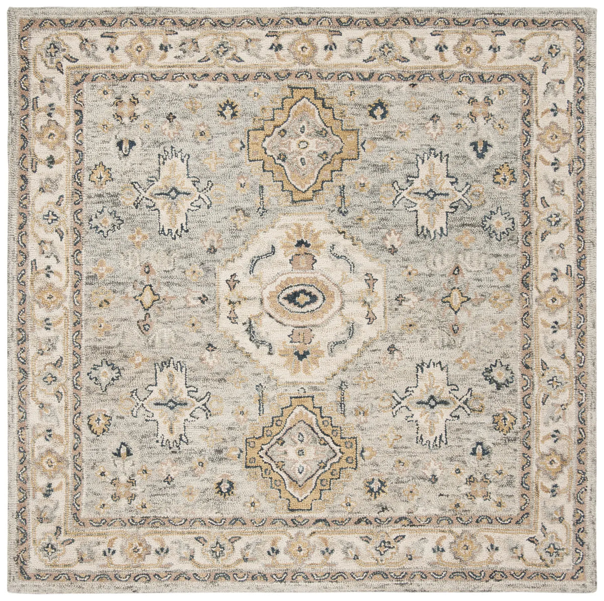 Safavieh Aspen 7'-0" x 7'-0" Rug in Moss / Ivory