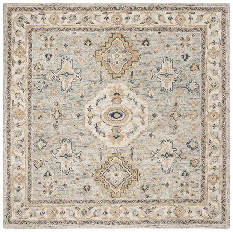 Safavieh Aspen 7'-0" x 7'-0" Rug in Moss / Ivory