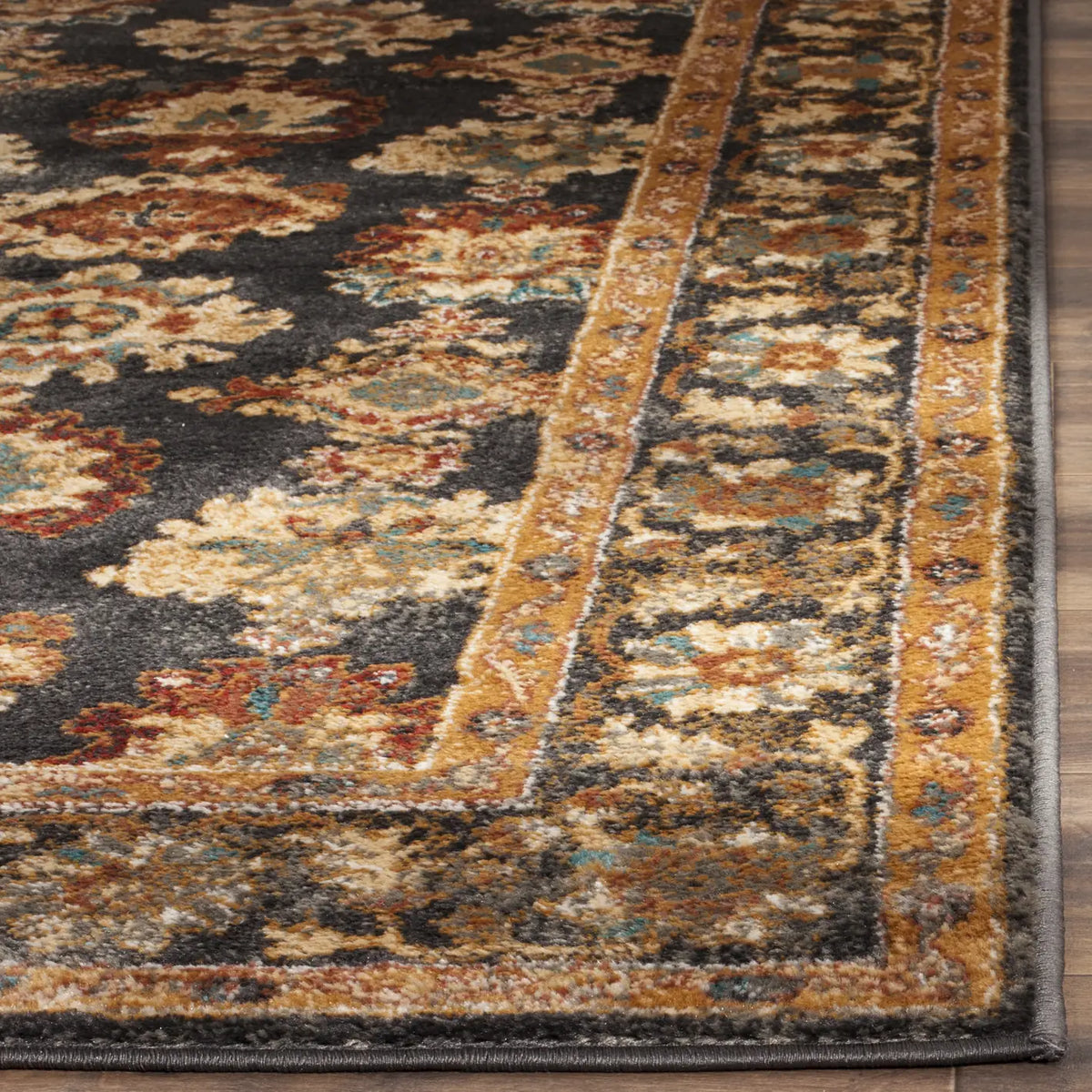 Safavieh Summit 4'-0" x 6'-0" Rug in Dark Grey / Dark Grey