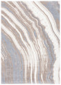 Safavieh Cyrus Shag 4'-5" x 6'-5" Rug in Ivory / Grey