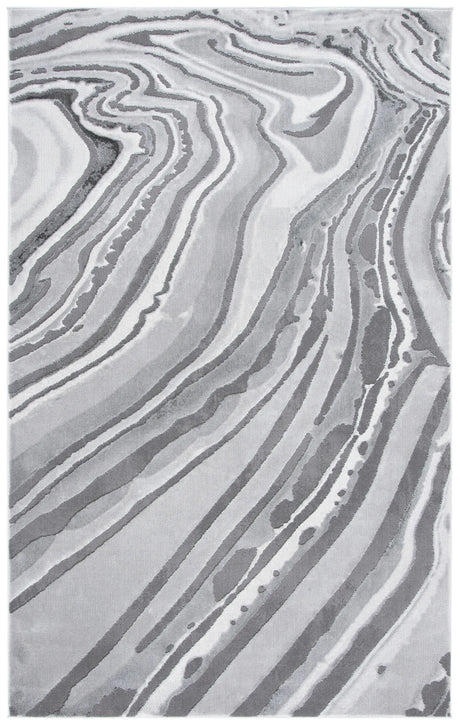 Safavieh Craft 4'-0" x 6'-0" Rug in Light Grey / Grey
