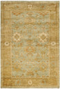 Safavieh Oushak 4'-0" x 6'-0" Rug in Dark Green / Brown