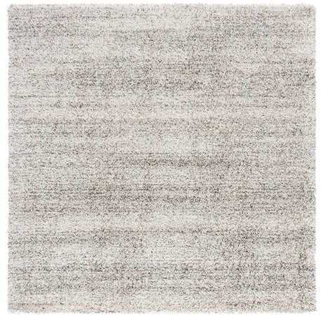 Safavieh Hudson Shag 7'-0" x 7'-0" Rug in Ivory / Grey