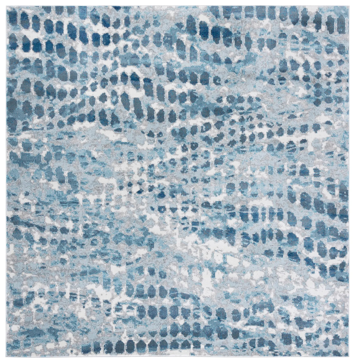 Safavieh Aria 6'-5" x 6'-5" Rug in Cream / Teal
