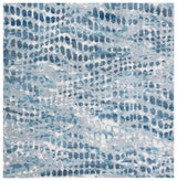 Safavieh Aria 6'-5" x 6'-5" Rug in Cream / Teal