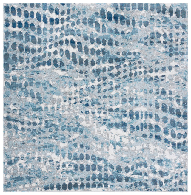 Safavieh Aria 6'-5" x 6'-5" Rug in Cream / Teal