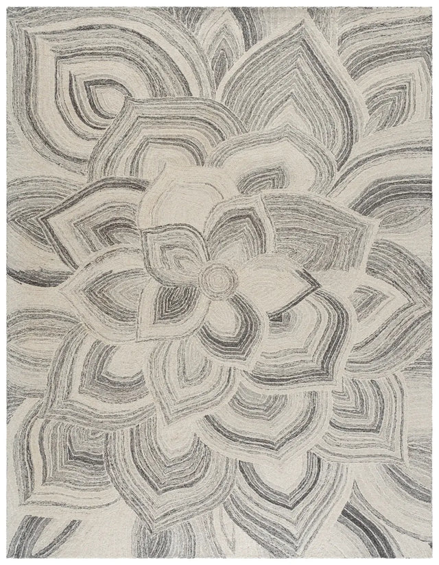 Safavieh Jardin 8'-0" x 10'-0" Rug in Ivory / Grey