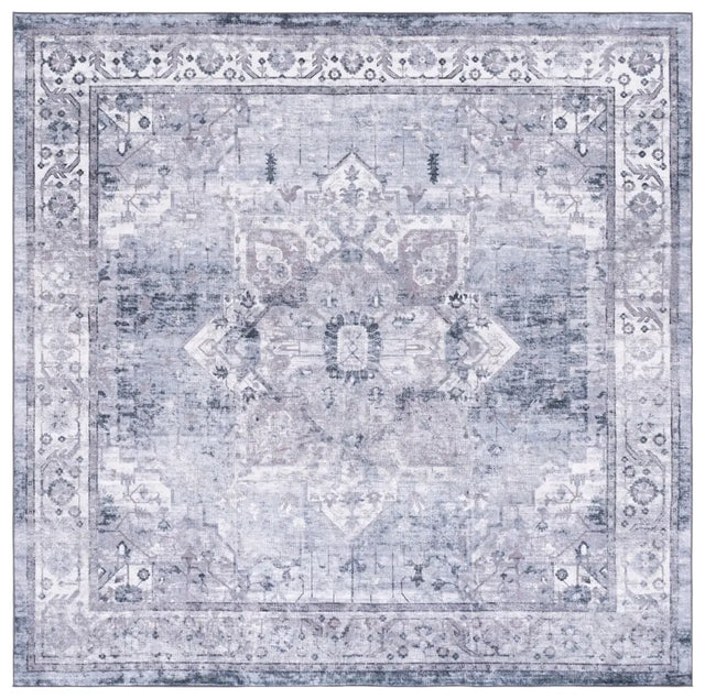 Safavieh Arizona 6'-0" x 6'-0" Rug in Dark Grey / Ivory