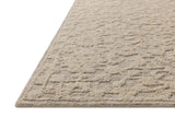 Loloi Prudence PRU-01 Mist / Ivory Hand Tufted Rug - rug corner