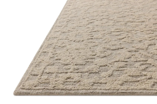 Loloi Prudence PRU-01 Mist / Ivory Hand Tufted Rug - rug corner